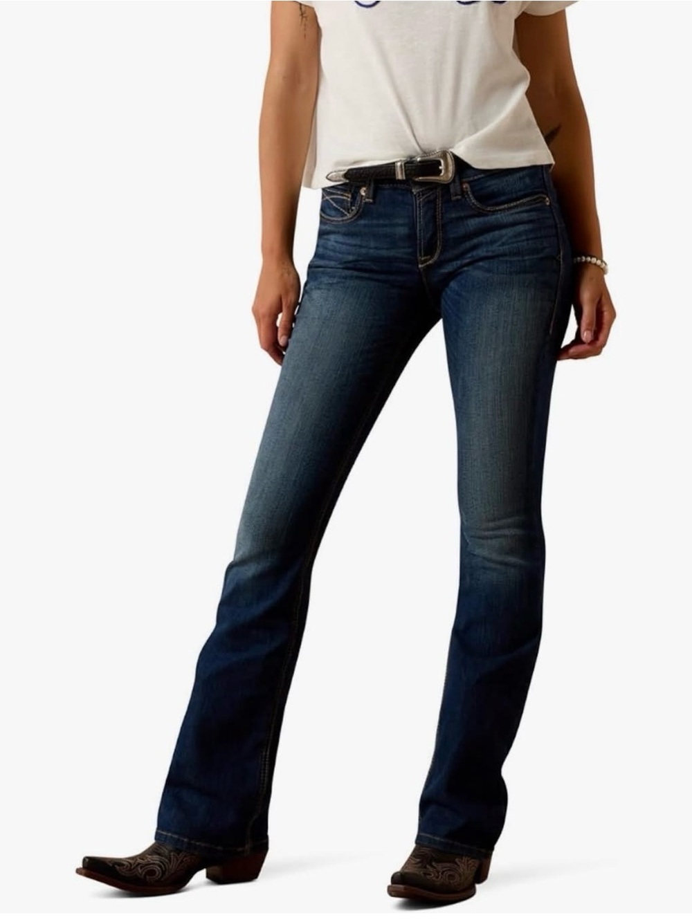 Ariat Women’s Perfect Rise Stretch Rosa Boot Cut Jean 29L